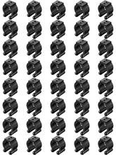 Skylety 40-piece fishing rod clips – black plastic cue holders